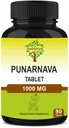 Punarnava Tablets 90 Tablets, 1000 mg| 45 giorni Fornitura delle compresse di erbe| Integratori di erbe| Vegan | Boerhaavia diffusa | da India