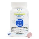 Nucleo Med Scienza Methyl B12 Folate Supplemento per le donne e gli uomini - 5-MTHF Pills Support Mood, Cognitive, & Heart Health - Methylfolate Vitamin B9 per Homocysteine Livelli & Methylation Cycle (60 Conte)