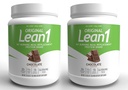 Lean1 Meal Sostituzione Protein Shake, Cioccolato Flavor, 2-PACK di 15 vasche di servizio