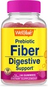 BeneSì Prebiotici Fibra Gummies per Adulti Fibra Supplemento per Donne e Uomini - Integratori Digestivi Salute Fibra - Vegan, Senza Glutine e Non OGM - Berry Flavor - 60 Conte