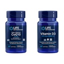 Estensione della vita Super Ubiquinol CoQ10 con il supporto mitocondriale migliorato & vitamina D3 125 mcg (5000 IU), Bone Salute