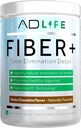 Progetto AD Fiber+ Fibra Supplemento - Supporta Salute e Regolarità Digestiva, Fibra è grande per la perdita di peso, Detox, Vegan Friendly - Polvere di fibra, 16,4 Oz (Chocolate)