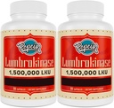 Lumbrokinase 200mg (Max Activity 1,500,000 LKU) - Lumbrokinase Enzymes Supplemento, Più efficace di Nattokinase - 90 capsule (2 bottiglie)