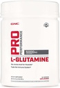 GNC Pro Performance L-Glutamina 5000mg, Aminoacido Supplement Powder, Supporta il recupero del muscolo e la funzione, Fuels Immune System, Gioca il ruolo chiave nella sintesi proteica, senza aroma, senza glutine, 181
