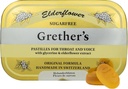 GRETHER'S Sugarfree Elderflower Pastilles Remedy for Dry Mouth Relief - Soothing Throat & Healthy Voice - Regalo per Cantanti - 1-Pack - 2.1 oz.