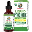 MaryRuth Organics USDA Organic Liquid Probiotic | Salute Digestiva | Probiotici per donne, uomini, bambini | Acidophilus Probiotic | Vegan | Travel Friendly | 20 Serve