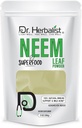 Dr. Herbalist Neem Leaf Powder 200g - Azadirachta Indica per pelle, capelli e benessere generale - 100% naturale, Vegan-Friendly & Cruelty-Free