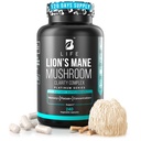 Leone’s Mane Mushroom Capsule – Memoria, Focus & Clarity – Integratore del cervello nootropico con Ashwagandha, Thiamin (B1), Magnesio L-Threonate – Supporto cognitivo e cerebrale per l’energia mentale, 240 Caps