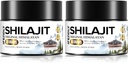 Shilajit Organic 600mg Massima Potency Gold Grade Shilajit Resina Shilajit Integratore Naturale Autentico con 85+ Minerali Trace & Acido Fulvico per Energia, Immunità, 50 Grammi (2 Confezione)