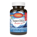 Carlson - Super DHA Gems, 500 mg DHA Supplementi, 640 mg acidi grassi, Wild-Caught Norwegian Arctic Fish Oil Concentrato, Sustainably Sourced Nordic Fish Oil Capsules, 60+20 Softgels