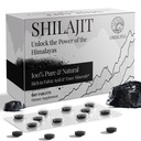 30.000 MG Shilajit compresse, 100% Shilajit Pure, Himalayan Organic, Shilajit per uomini e donne ricchi di acido Fulvic & 85+ Trace Minerals, Shilajit Supplemento per Energy & Immune System, 60 conteggi