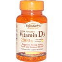 Sundown, Vitamina D-2000 Iu Softgels, 150 ct