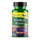 America Medic & Science Ginkgo Biloba 60mg (60 Softgels) | Brain Booster Supplemento per gli uomini e le donne | Mind Enhancer with Herbal Leaf Extract