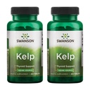 Swanson Kelp - Sorgente di iodio naturale che supporta la salute della tiroide - Supplemento minerale w/fonte di iodio standardizzato 0.4% - (250 compresse, 225mcg ciascuno) (2 confezione)