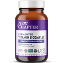 Nuovo Capitolo Vitamina B Complex, Fermented Vitamin B Complex, USDA Organic, ONE Daily for Cellular Energy + Brain + Beauty, 100% Vegan, Gluten-Free - 90 Count