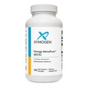 XYMOGEN Omega MonoPure 650 EC - Omega-3 Integratori di olio di pesce per le donne e gli uomini - con EPA, DHA & DPA - Softgel più piccoli con 3X maggiore assorbimento - Supporta un cuore sano e cognizione (120 Softgels)