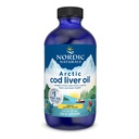 Nordic Naturals Arctic Cod Liver Oil, Limone - 8 oz - 1060 mg Omega-3 Totale con EPA & DHA - Salute Cuore e Cervello, Immunità sana, Benessere complessivo - Non-GMO - 48 Serve