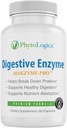 Enzimi digestivi, con Makzyme-Pro, Enzime e integratore probiotico, Supporta la digestione sana, Migliora l'assorbimento nutrizionale, Non OGM, Senza glutine, Vegan, Naturale, 60 capsule