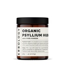 Erbologia Organic Psyllium Husk Powder 3.2 oz - 45 Serve - Promuove la salute digestiva e regolare Bowel Movimenti - Sostenibilmente Sourced Straight da Farm in India - Small Batch - Vegan - OGM-Free