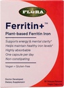 Ferritin+ Integratore alimentare, Ferro da stiro con base vegetale, Non OGM, Senza glutine, 30 capsule vegetali (Pack of 1)
