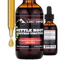Erbe perdute dell'Impero Nettle Root Extract Spagyric Tincture (2 fl oz) - Wild Harvested da Supplemento per gli uomini, Funzione urinaria, BPH, Perdita dei capelli - Laboratorio di terze parti testato