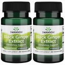 Estratto di zenzero nero Swanson - promuove la circolazione sanguigna sana e vigor fisico - può aiutare la salute del cuore, tessuto muscolare e benessere mentale - (30 capsule vegetali, 100 mg ogni) (2 pacchetto)