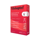Vivioptal Active, 30 Softgels, Ginseng & Omega 3, Multivitamin & Multimineral, Gluten Free, Formula tedesca