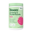 Bloom Nutrition Superfood Greens Powder, Enzimi Digestivi con Probiotici e Prebiotici, Salute Gut, Bloating Relief per le donne, Chlorella, Green Juice Mix with Beet Root Powder, 25 SVG, Berry