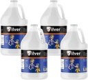 Supporto d'argento - Integratore di supporto immunitario di erbe, Soluzione d'argento di dimensioni Nano, Booster immunitario per bambini, animali domestici e adulti, argento purificato, fortifica il tuo sistema immunitario per la stagione fredda e fluida - 4 galloni
