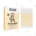 Adoriamo Doodles Long Cotton Dog Ear Swabs | Doodles Doded Qtips per cani | Large Wooden Cleaner Balls Tool | Q Tips Swab to Flush Puppy Ears | Clean Wood Buds for Pet Ears | Wipes Solution Q-Tips