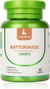 Nattokinase Integratori 180, 000FU Tutta la bottiglia 60 capsule, 6, 000FU 2 capsule Supplementi nutrizionali giornalieri Enzimi sistemici Per vegetariani per il supporto cardiovascolare e circolatorio
