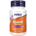 NOW Integratori alimentari, CoQ10 50 mg, Grado farmaceutico, Forma All-Trans prodotta da Fermentazione, 50 Softgels
