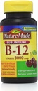 Natura fatta Vitamina B-12 3000mcg, Lozenges sublinguale, Ciliegia 40 ea (pacchetto di 2)