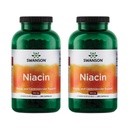 Swanson Niacin (B3) Cardio Health Support Carbohydrate Metabolismo 500 Milligrammi 250 capsule (2 Confezione)