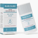 Olio di sollievo dal naso secco (20ml/1oz.) | Medico sviluppato & Raccomandato idratante nasale idratante Emolliente | Geranio rosa, Vitamina E, Ingredienti naturali | Applicatore superiore del gocciolatore del ginocchio