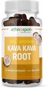 Kava Kava Root Calming Supplement Capsules – Supporta Rilassamento e bilanciamento del mood con Estratto di Kava naturale di erbe – Non-Habit Forming, senza glutine – 125 capsule vegan