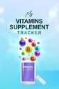 My Vitamins Supplement Tracker: Settimane Diario di Integratori e Vitamina di assunzione, Diario