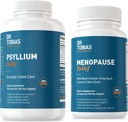 Dr. Tobias Menopause Relief e Psyllium Daily - Supporta l'equilibrio ormonale e la salute digestiva, non OGM
