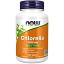 NOW Integratori alimentari, Clorella 1000 mg con clorofilla naturale, Beta-Carotene, Carotenoidi misti, Vitamina C, Ferro e Proteine, 120 compresse