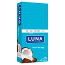 LUNA BAR - Gluten Free Snack Bars - Chocolate Dipped Coconut Flavor -8g di proteine - Non-OGM - Spuntino Wholesome Plant-Based - Su Go Snacks (1.69 Ounce Snack Bars, 15 Conte)