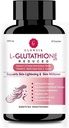 Astha L-Glutathion per pelle con vitamina C e semi di uva, 1000 mg - 60 capsule di GLOWSIK