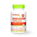 NutriBiotic - Sodium Ascorbate Buffered Vitamin C Capsule, 100 Ct | Vegan, Non-Acidic & Easier sulla digestione rispetto acido ascorbico | Essential Immune Support & Antioxidant Supplement | Gluten & GMO Free