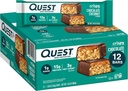 Quest Nutrition Crispy Chocolate Coconut Hero Protein Bar, 15g Protein, 1g Sugar, 3g Carbs Net, Gluten Free Protein Snack, Keto Friendly, 12 Count