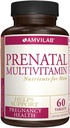 Multivitamina Prenatale - Aiuta a promuovere la salute della gravidanza - Supporta il sistema immunitario e lo sviluppo fetale - Nutrienti essenziali per la mamma e il bambino - Formula sicura - Integratore alimentare - 60 compresse