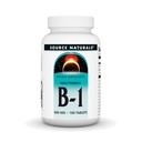 Vitamina B-1 Thiamin 500mg Alta potenza, 100% puro - 100 compresse