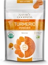 Polvere erboristica biologica della natura | Pure Ground Curcuma Root Spice | Crudo Vegan Curcumin condimento ricco di vitamine e antiossidanti naturali | Non-GMO Gluten-Free 8 oz