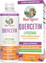 MaryRuth Organics Quercetin | Sugar Free | Liquid Quercetin 500mg Supporto immunitario per gli adulti | Integratore di infiammazione | Difesa immunitaria | Salute cellulare | Vegan | Non-GMO | Gluten Free | 15.22 Fl Oz