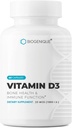 Vitamina D3 1000 IU, per ossa sane e denti, Manutenzione di buona salute, 60 capsule di vitamina D3 aiuta a prevenire la carenza di vitamina D - Grado farmaceutico, Non OGM
