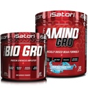 iSatori Bio-GRO Protein Sintesi Amplificatore - Unflavored (60 Serve) & iSatori Amino-GRO BCAA Polvere - Blue Razz Snow Cone (30 Serve)