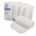 Vakly Sterile Krinkle Kerlix tipo Gauze Bandage Rolls [5 Pack] Fluff altamente assorbente 100% Cotone Bandages Roll 4.5"x4.1yds 6-Ply - Individualmente Wrapped Mesh Gauzes + Nastro Medico - Packaging May Vary